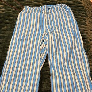 Striped Free People Linen Pants